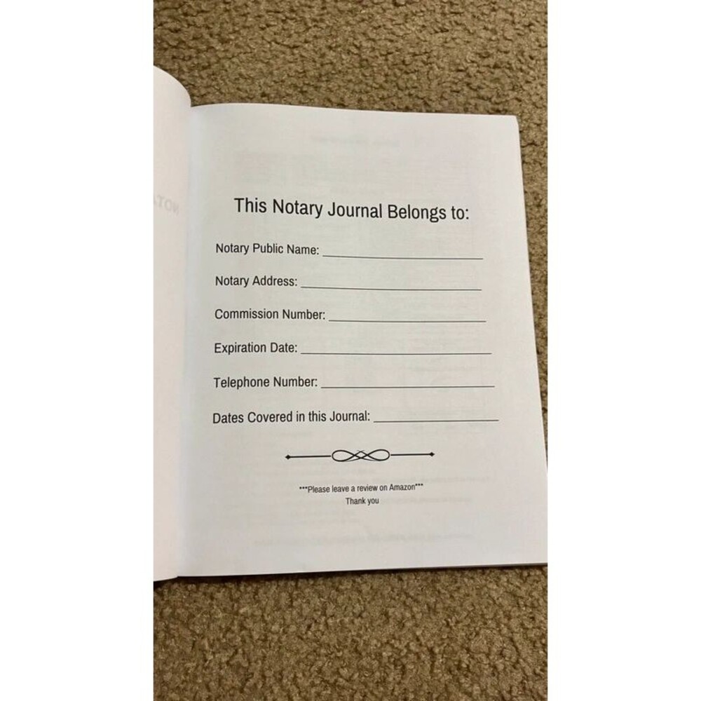 Notary Book - Picture 3 of 8